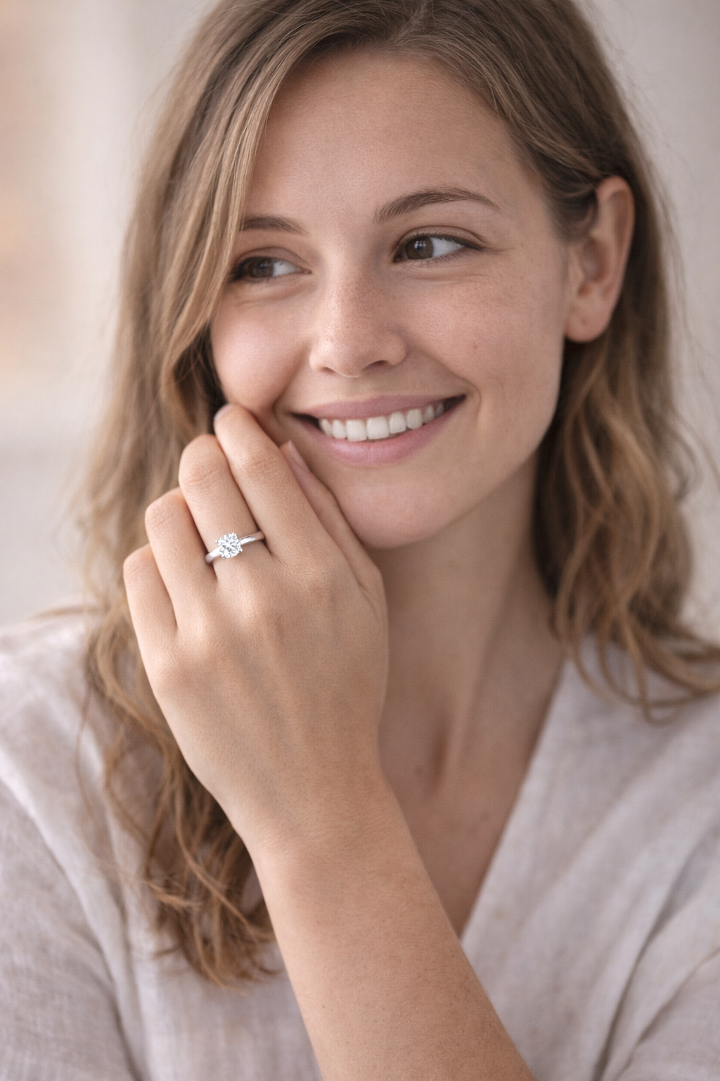 18ct White Gold 1.00ct Diamond Solitaire Ring – Timeless Four Claw Setting