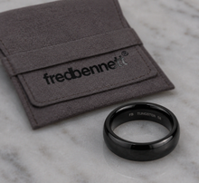 Fred Bennett Black-Tone Tungsten 8mm Band Ring