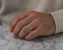 Platinum 950 Court Wedding Band – 3mm