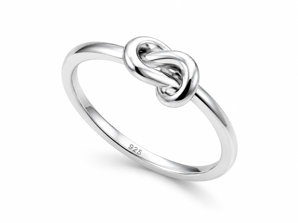 Sterling Silver Love Knot Ring