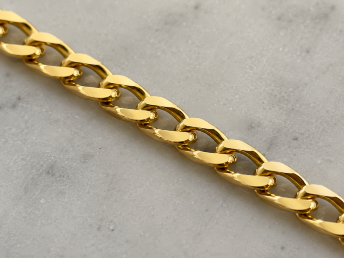 9ct Yellow Gold Children’s Curb Bracelet – 5”