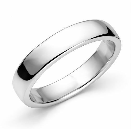 Sterling Silver 5mm Court Ring