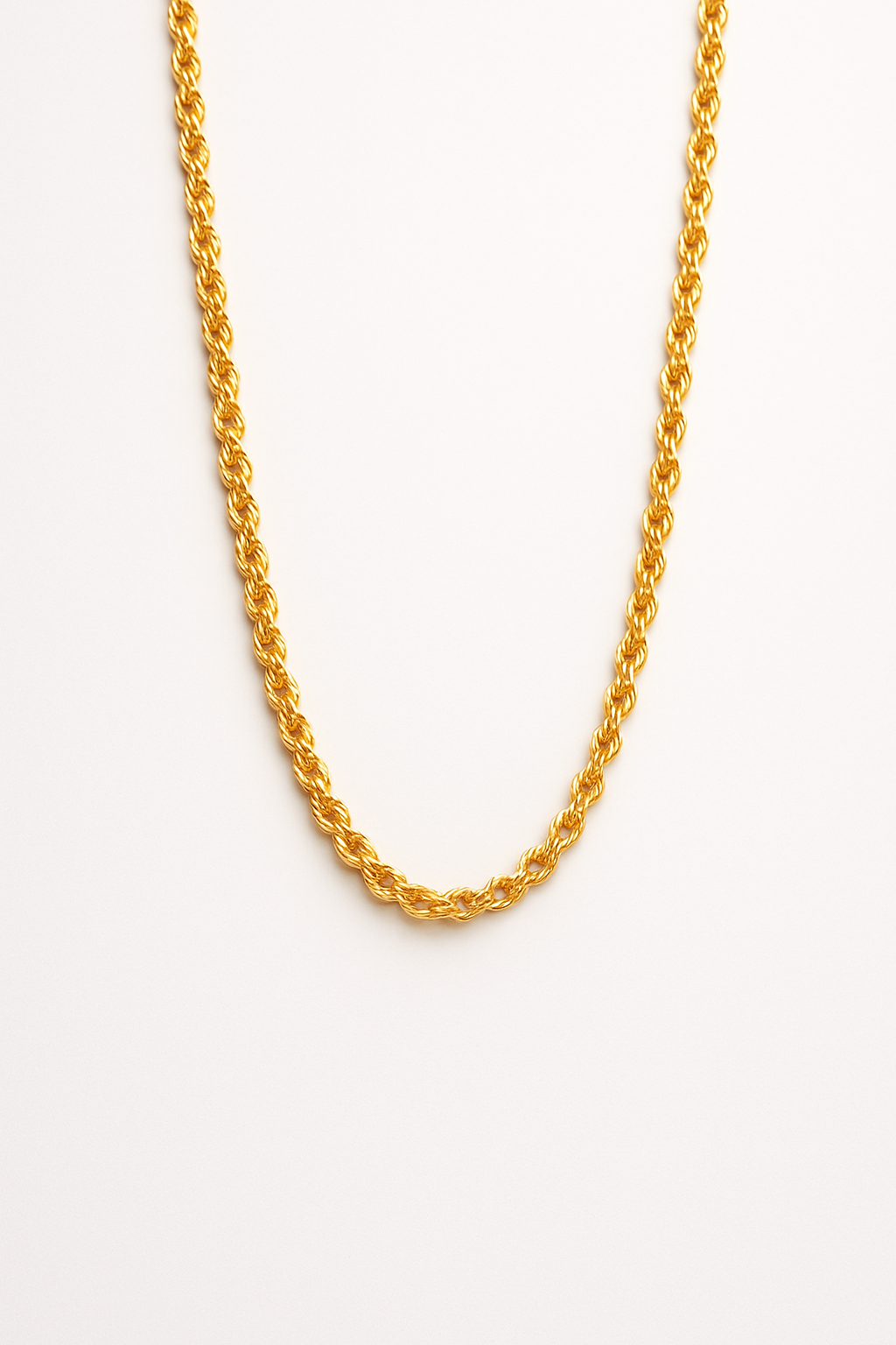 9ct Yellow Gold 3.2mm Hollow Rope Chain – Multiple Lengths Available - PRE ORDER.