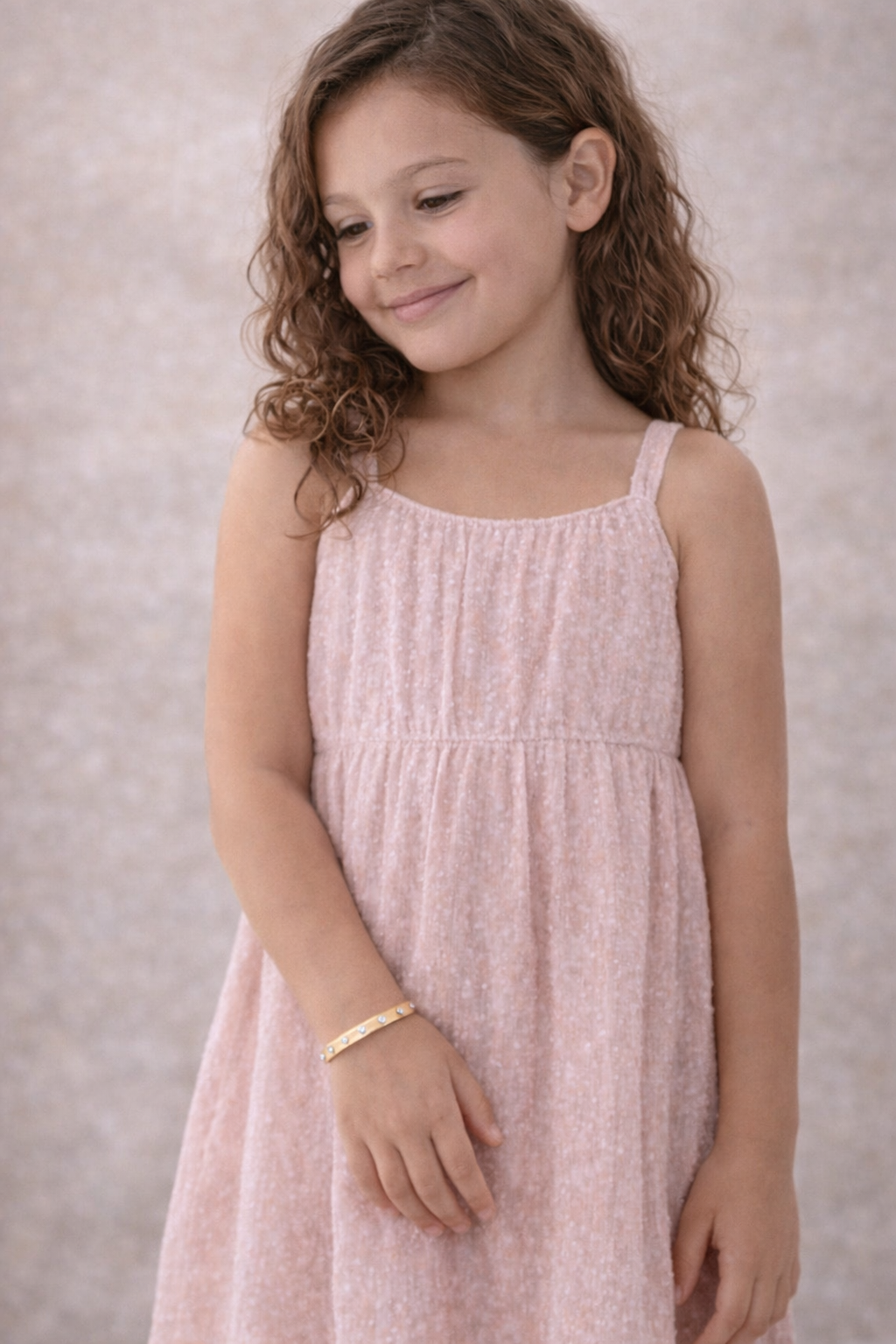 9ct Yellow Gold Children’s CZ Set Hinged Bangle