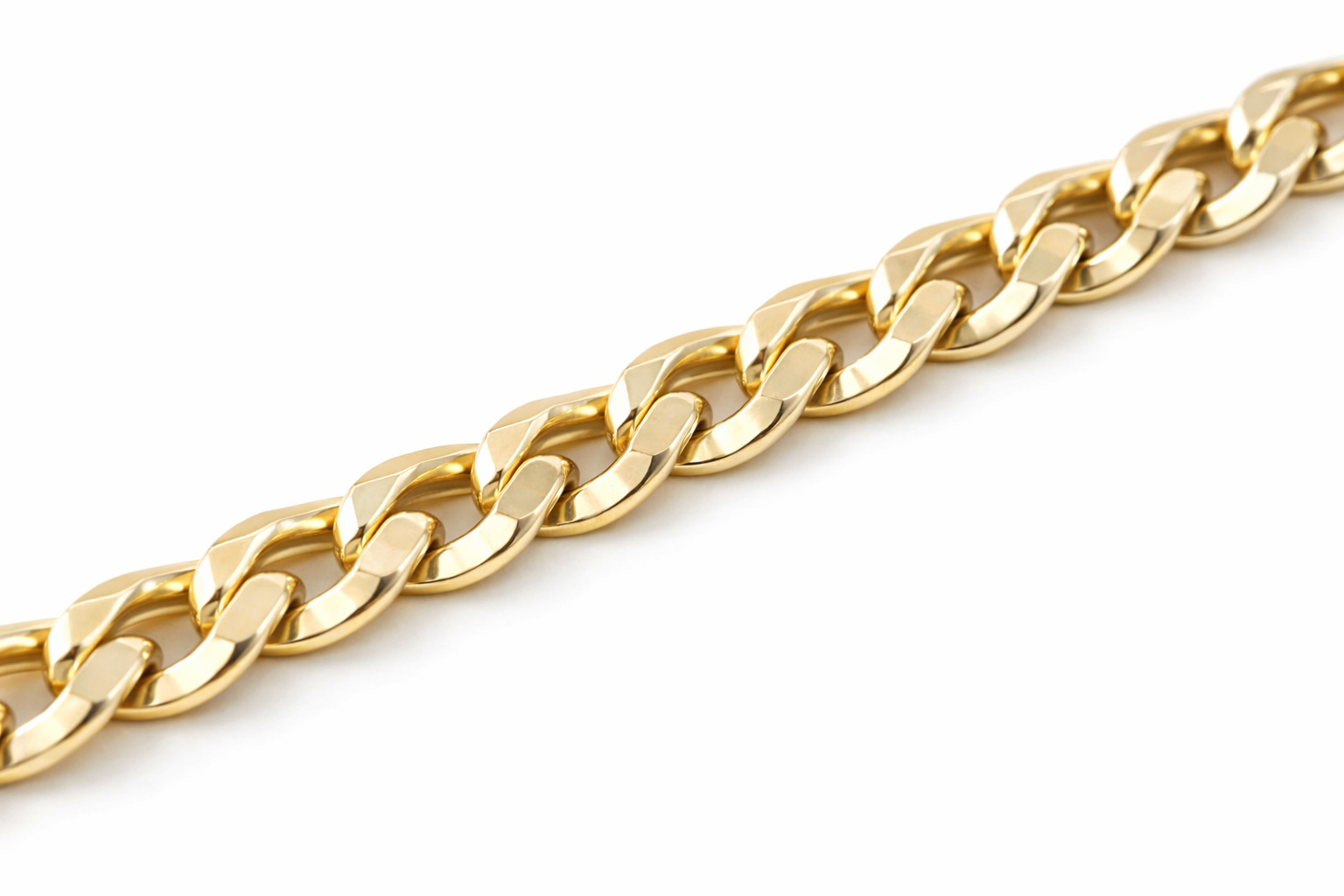 9ct Yellow Gold Classic Curb Chain Necklace