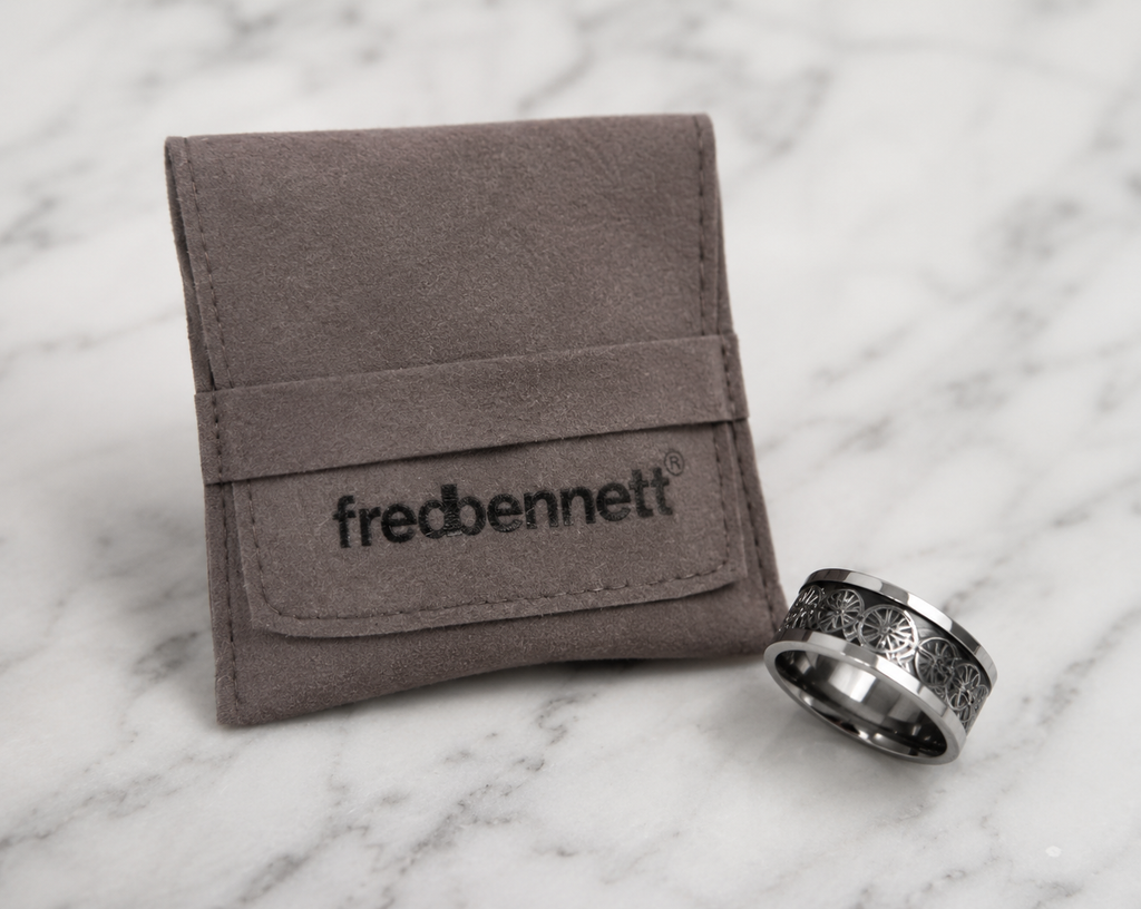 Fred Bennett Filigree Pattern Tungsten Ring