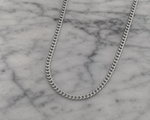 Fred Bennett Smaller Fit Stainless Steel Cuban Chain Necklace