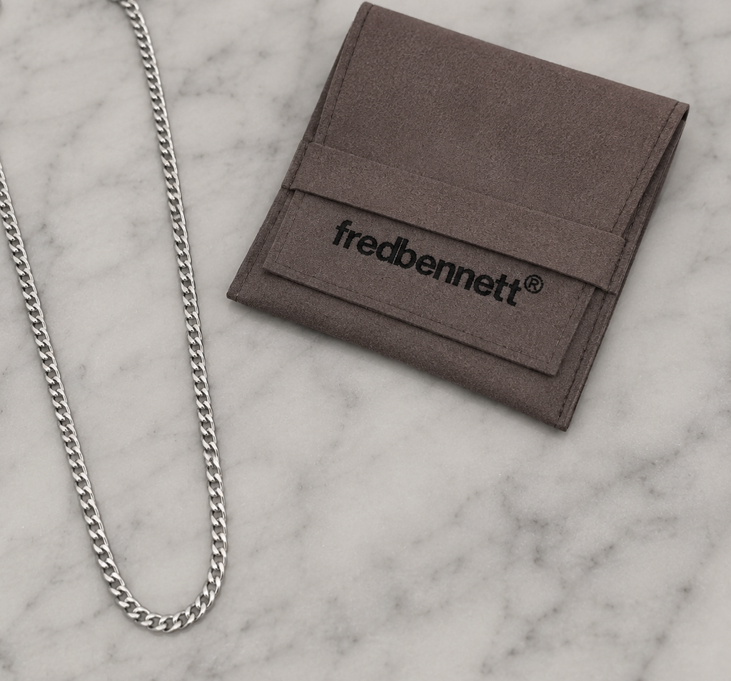 Fred Bennett Smaller Fit Stainless Steel Cuban Chain Necklace