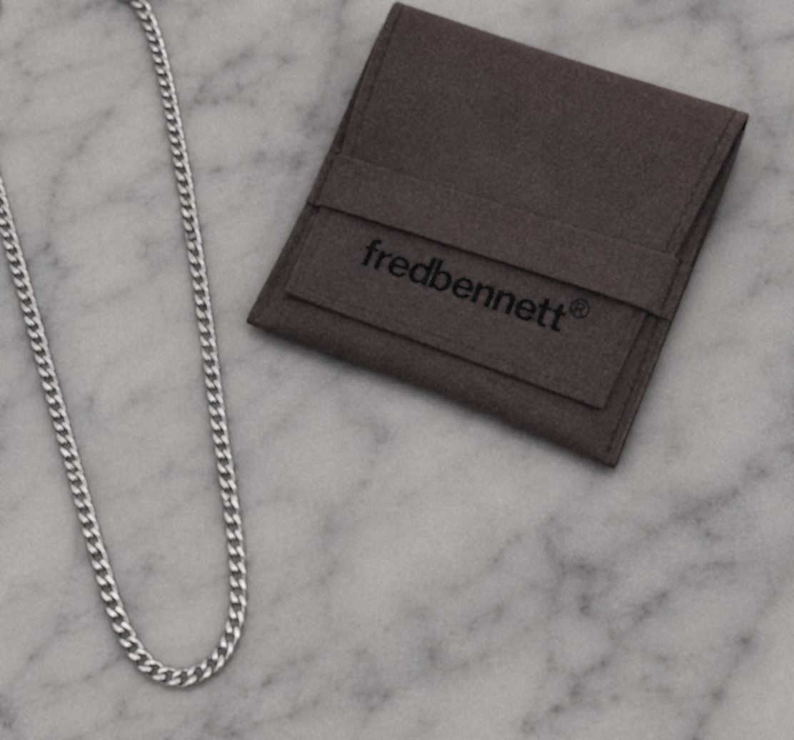 Fred Bennett Smaller Fit Stainless Steel Cuban Chain Necklace