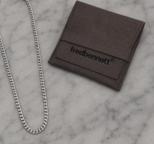 Fred Bennett Smaller Fit Stainless Steel Cuban Chain Necklace