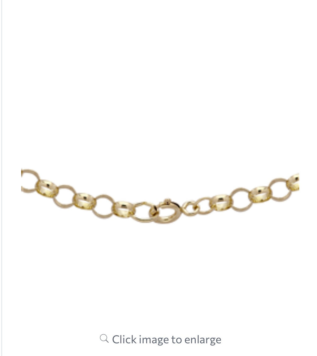 9ct Yellow Gold 5mm Round Belcher Chain – 20” (Hallmarked) - PRE ORDER