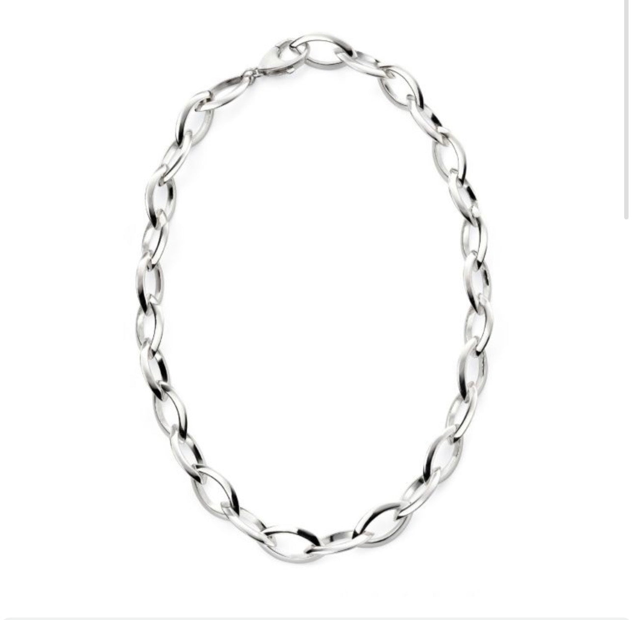 Premium Heavyweight Linked Chain Necklace in Sterling Silver – 41cm. PRE ORDER
