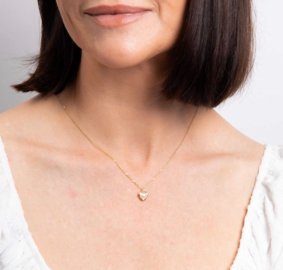 9ct Yellow Gold Freshwater Pearl Pendant Necklace – 45cm | LG-Aurelia - PRE ORDER