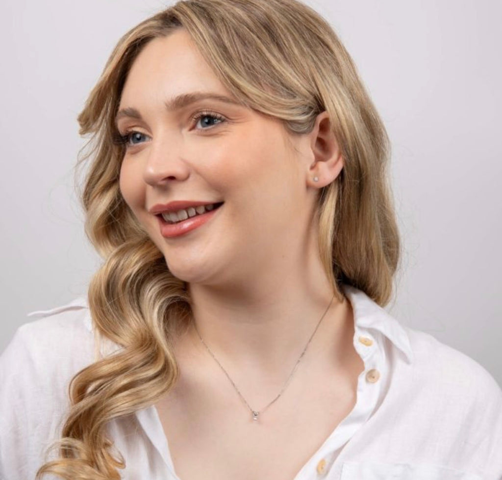 0.25ct Natural Diamond Solitaire Necklace in 9ct White Gold PRE ORDER