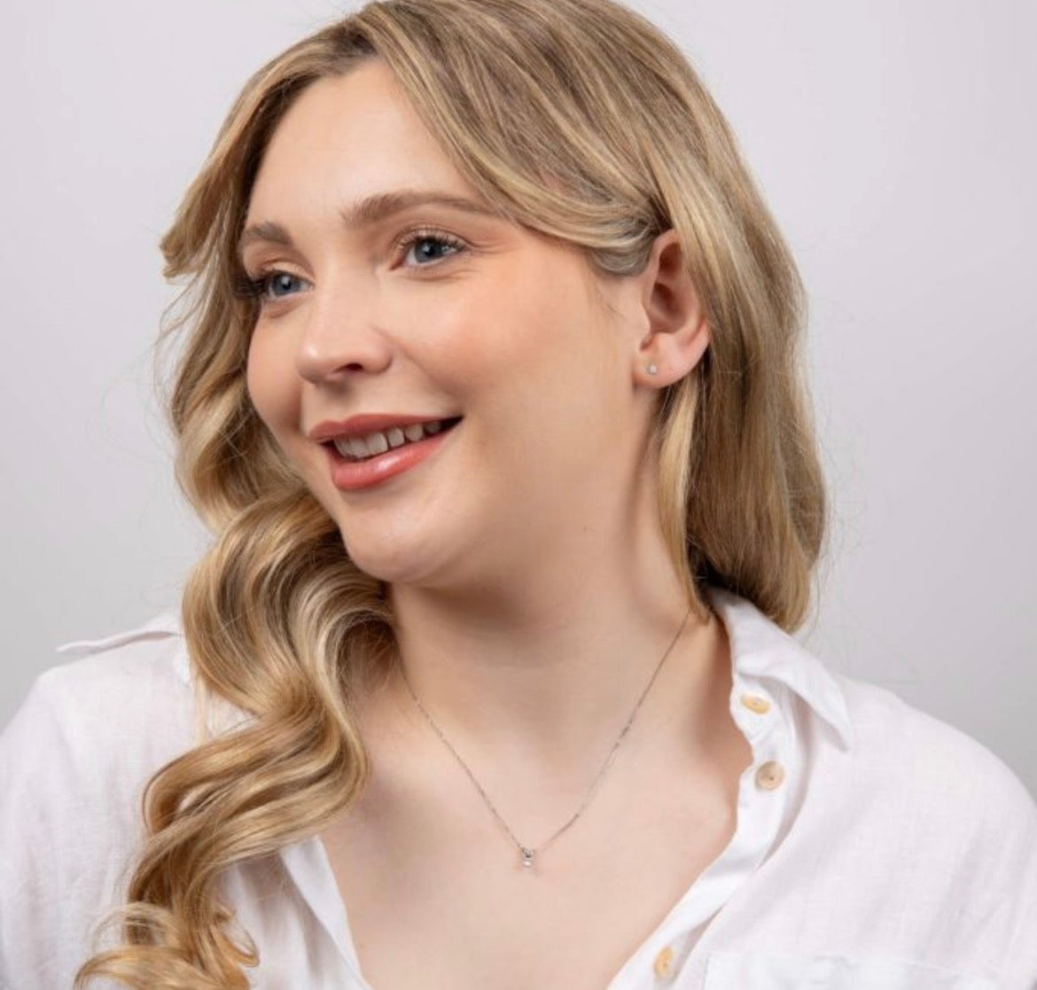 0.25ct Natural Diamond Solitaire Necklace in 9ct White Gold PRE ORDER