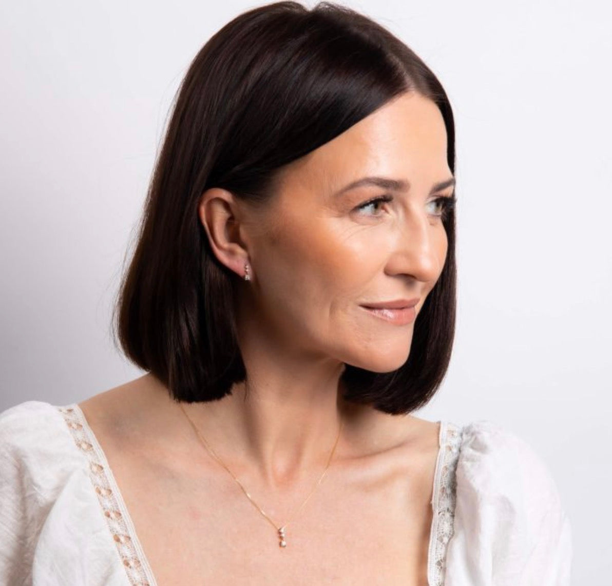 9ct Yellow Gold Diamond Trilogy Drop Pendant Necklace (0.10ct) - PRE ORDER