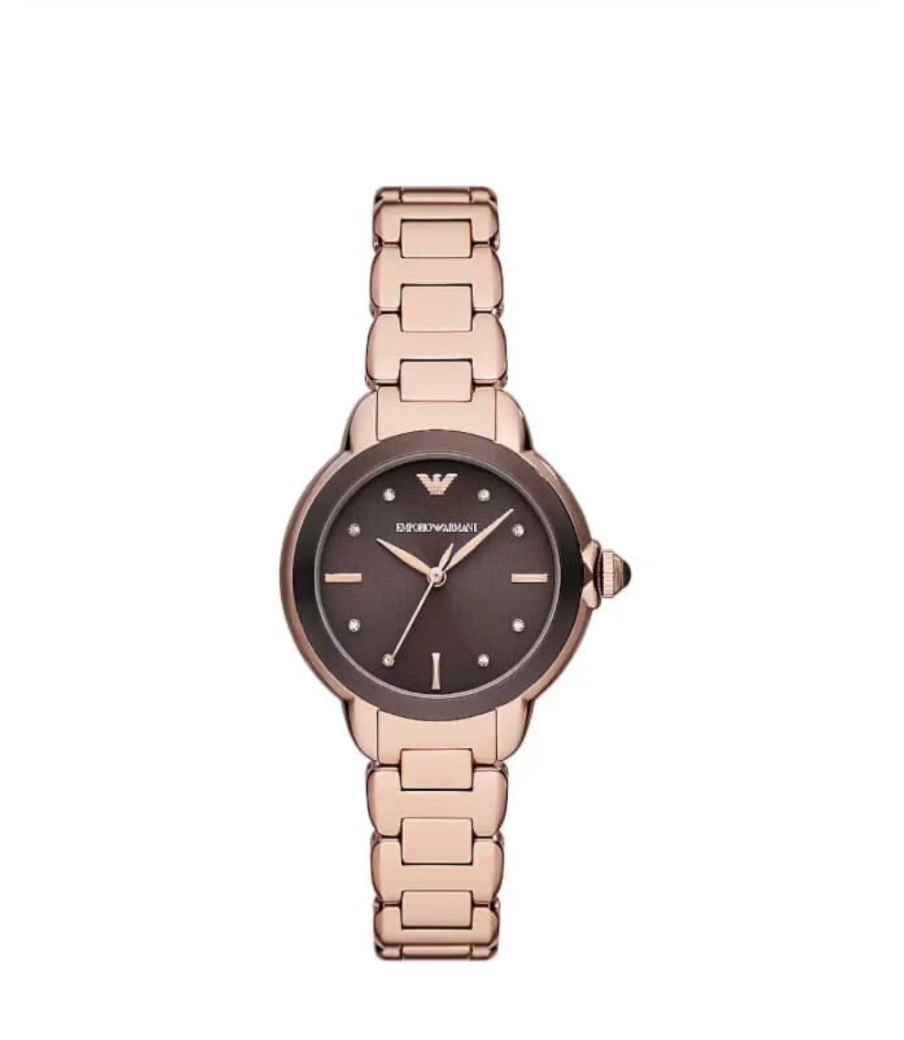 Emporio Armani Gianni T-Bar AR11570 – Women’s Rose Gold Stainless Steel Bracelet Watch - PRE ORDER