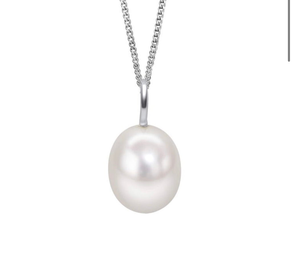 Baroque Freshwater Pearl Pendant Charm – Sterling Silver