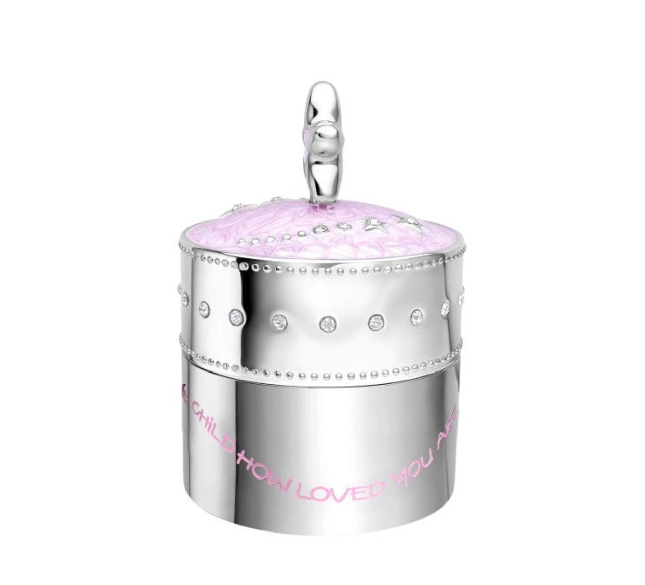 Pink Star Musical Keepsake Trinket Box