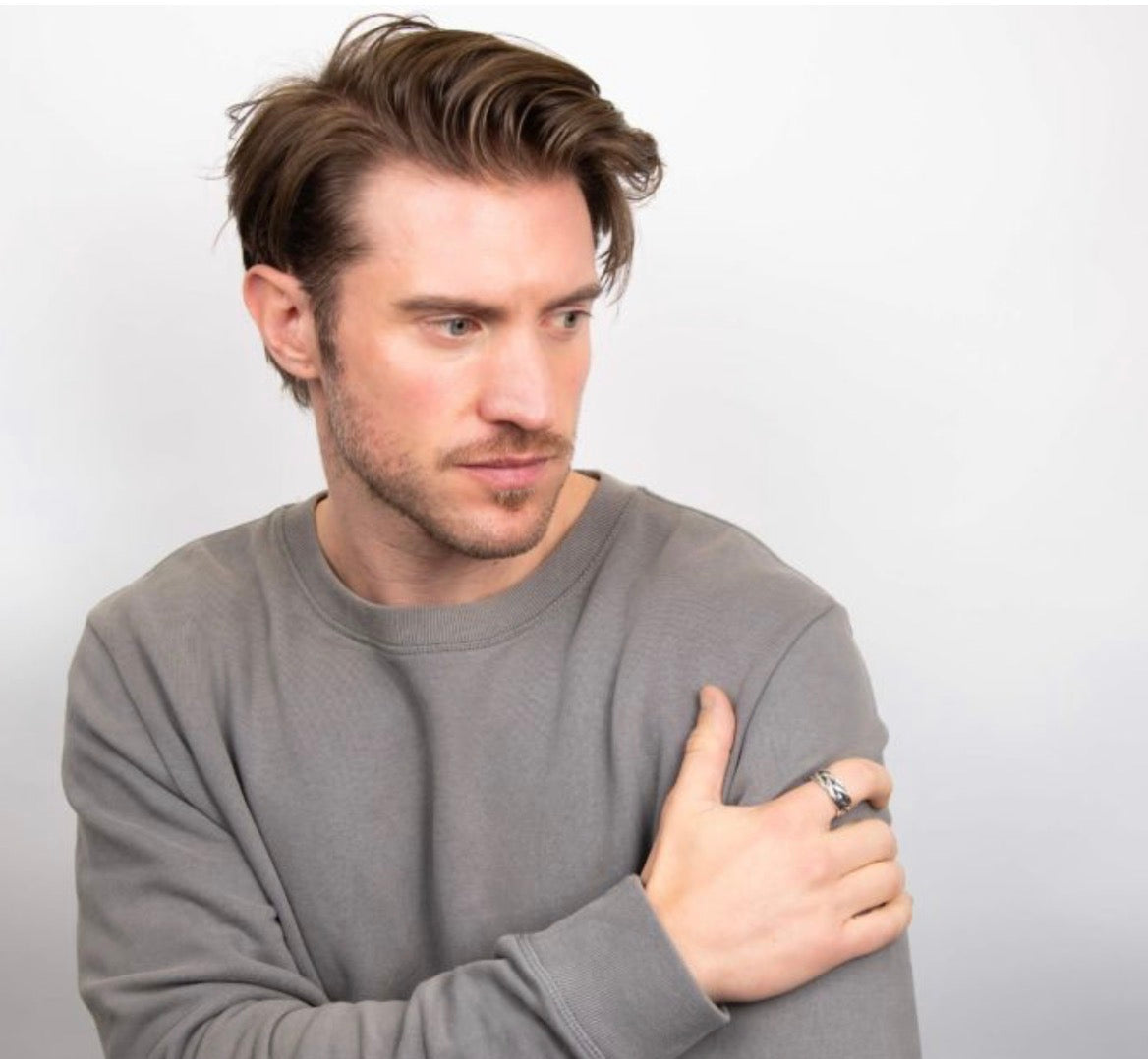 Heavyweight Plaited design - Sold Sterling Silver Ring