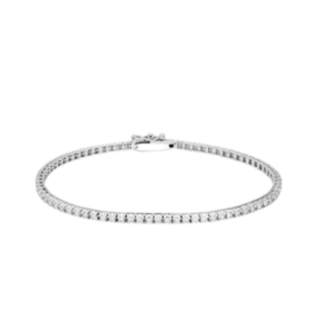 18ct White Gold 1.00ct Diamond Tennis Bracelet
