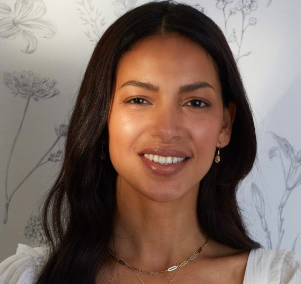 Elongated Link Chain Necklace in 9ct Yellow & White Gold