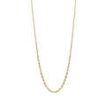 Diamond Cut Bead Bar Necklace in 9ct Yellow Gold