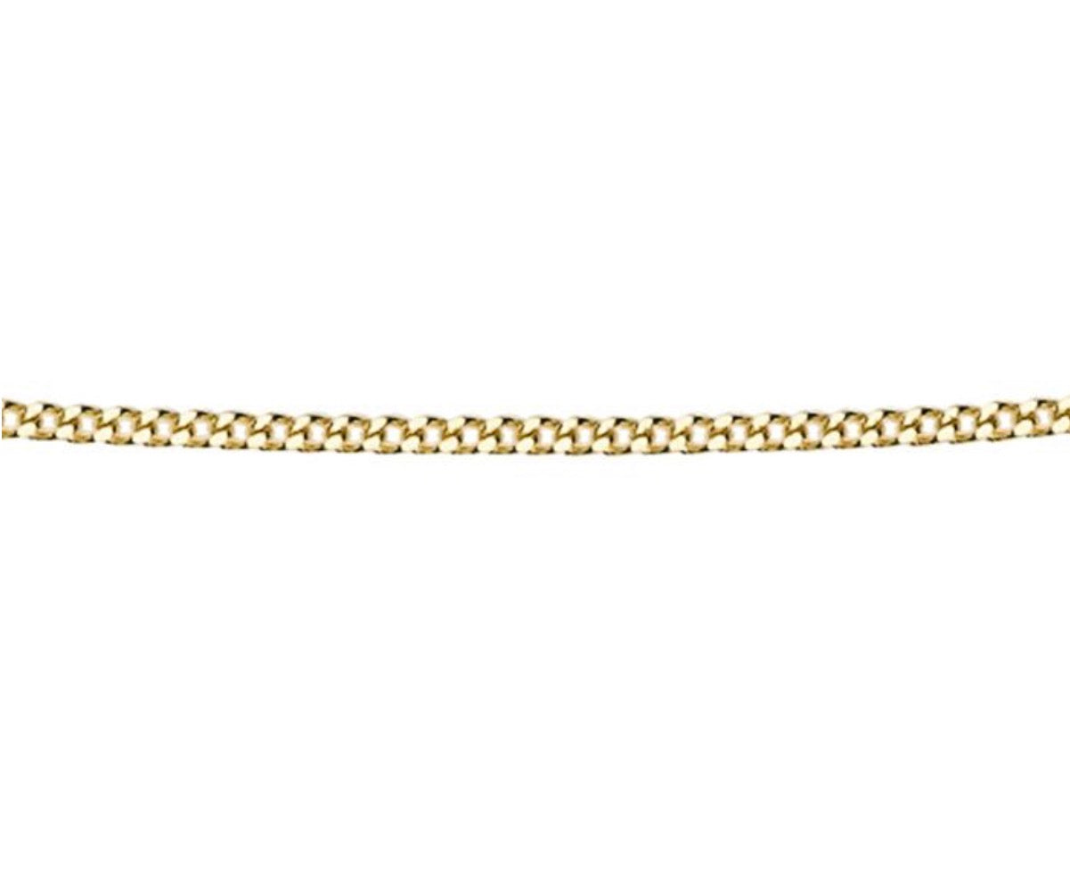 Organic Heart Pendant Necklace in 9ct Yellow Gold