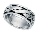 Celtic Twist Band Ring – Sterling Silver
