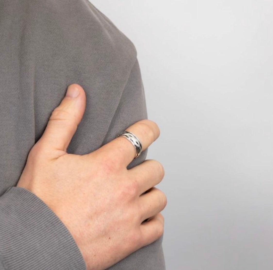 Celtic Twist Band Ring – Sterling Silver