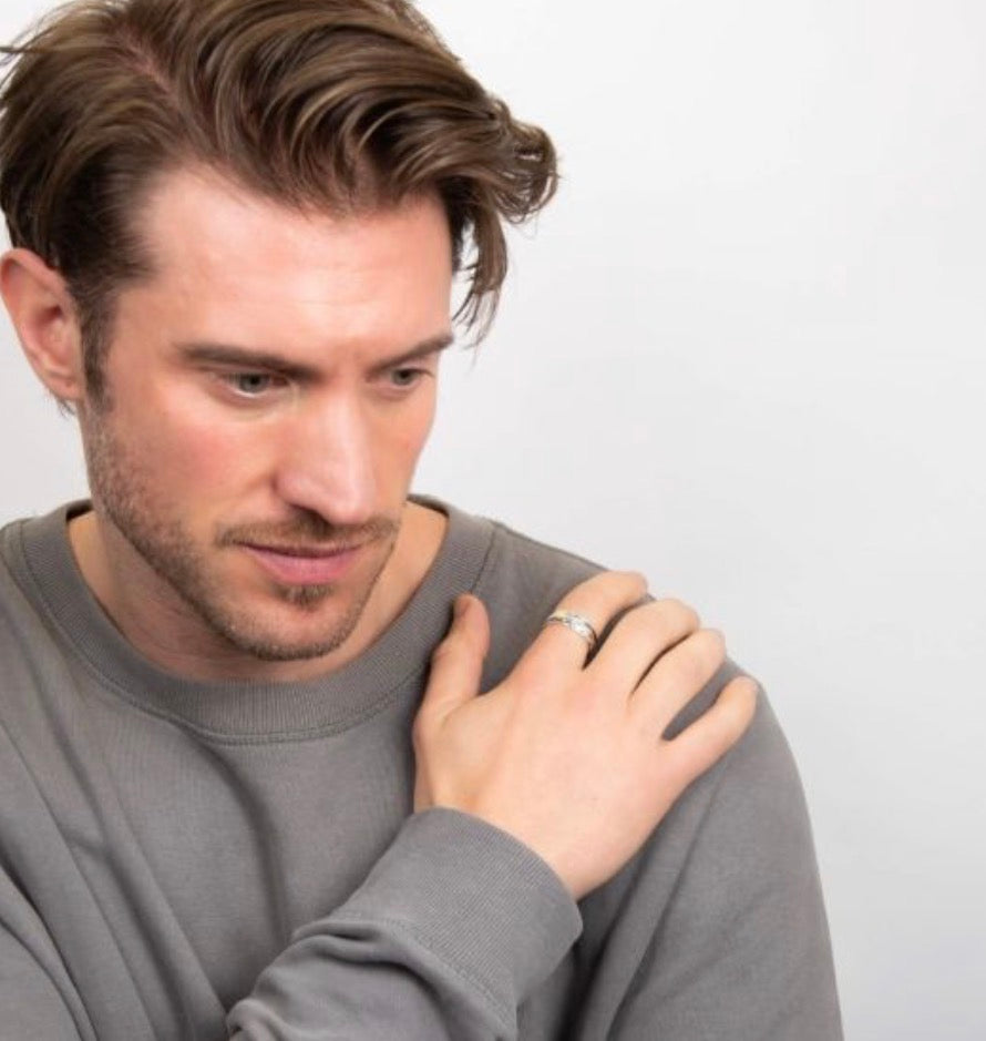 Celtic Twist Band Ring – Sterling Silver