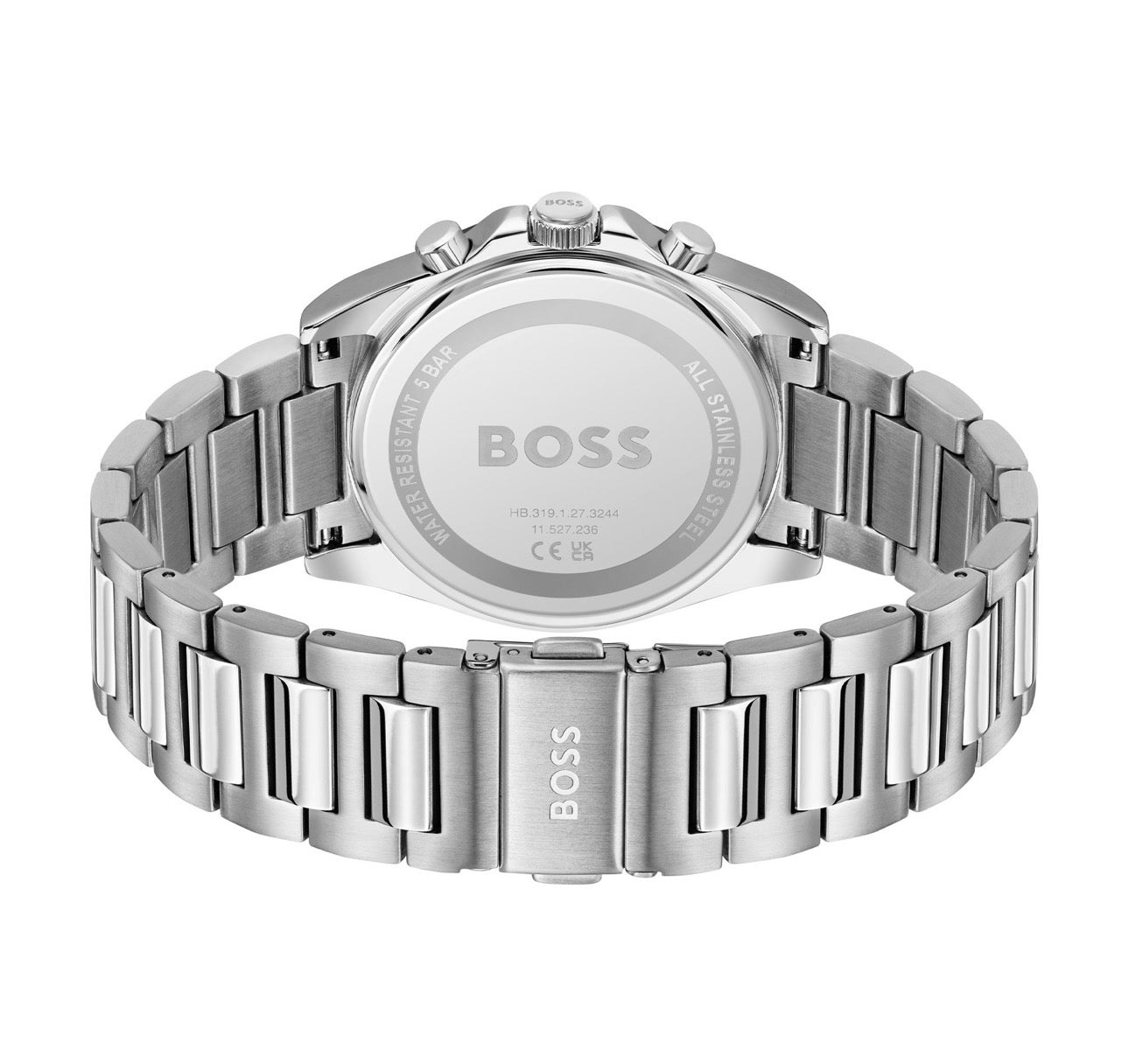 Hugo Boss Strike Chronograph 41mm Stainless Steel Men’s Watch – Green Dial (1514241)