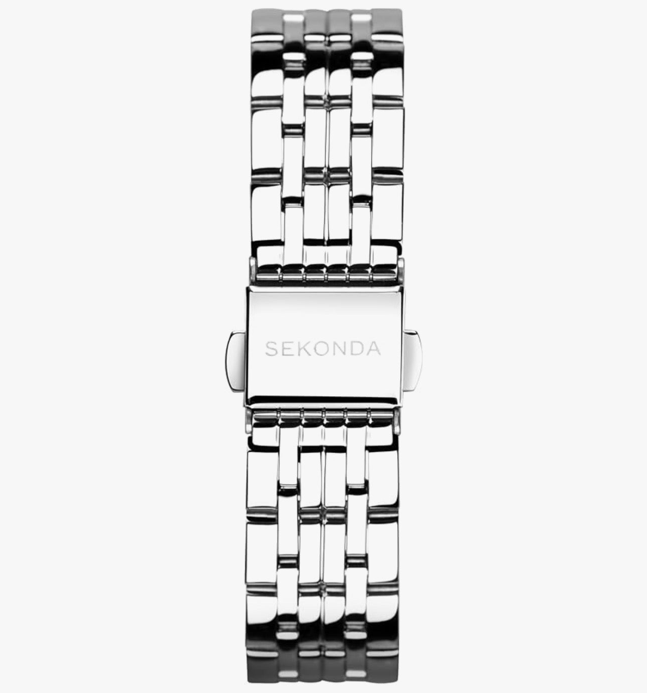 Sekonda Ladies Blue Dial Crystal Stainless Steel Bracelet Watch