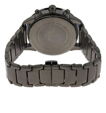 Emporio Armani Mario Chronograph White Dial Black Steel Watch – AR11471