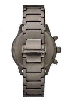 Emporio Armani Mario Chronograph White Dial Black Steel Watch – AR11471