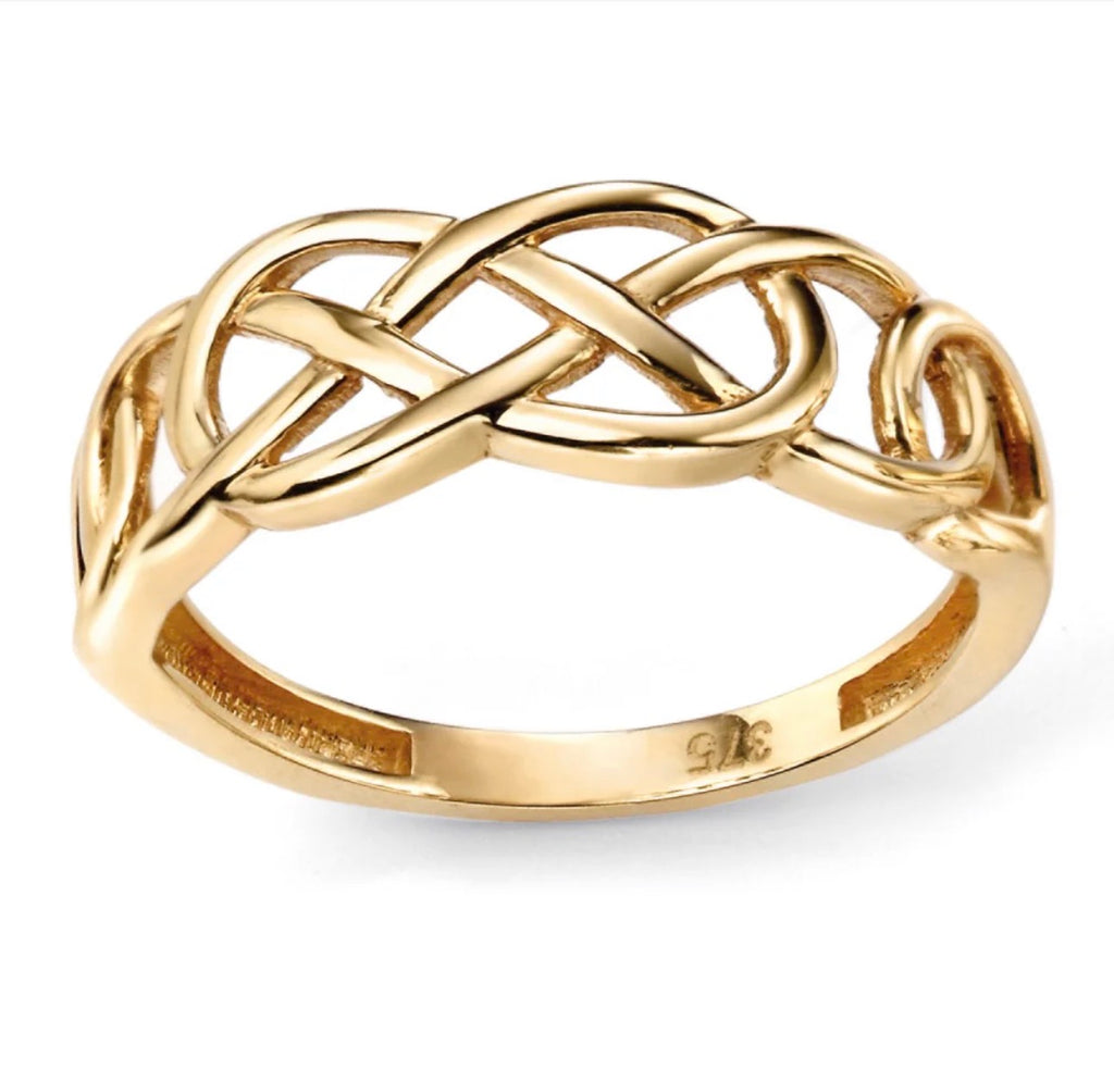 9ct Yellow Gold Celtic Knot Ring