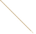 9ct Yellow Gold 6mm Rope Bracelet – Hollow Design