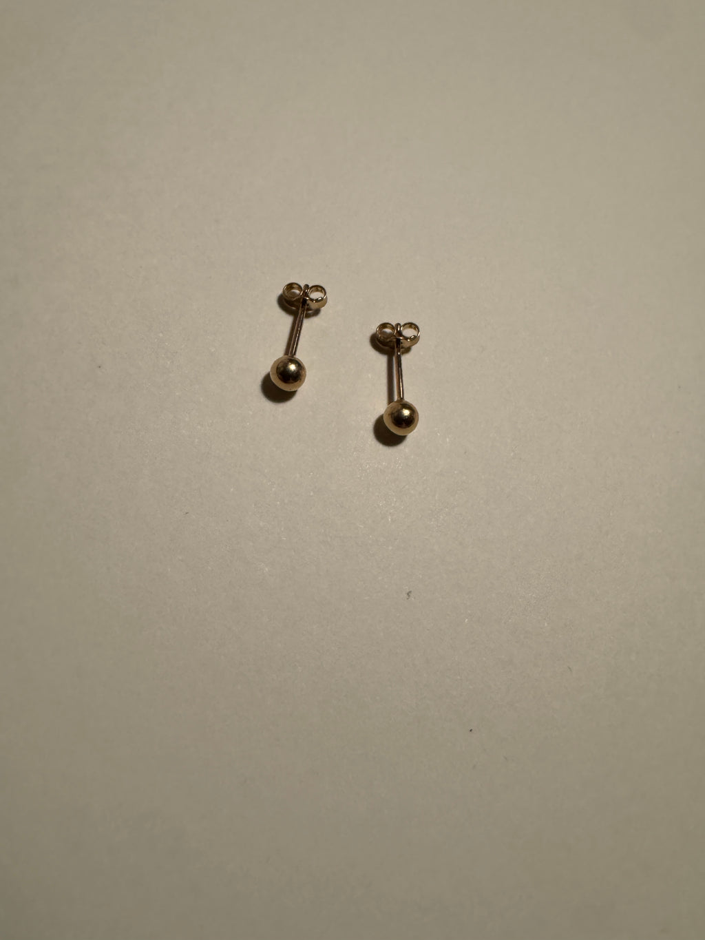 9ct Gold Ball Stud Earrings 375 Hallmarked Classic Minimalist Luxury