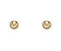 9ct Gold Ball Stud Earrings 375 Hallmarked Classic Minimalist Luxury
