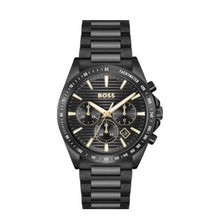 Hugo Boss Chronograph Black & Gold Watch - 1514291