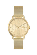 Lacoste Gold Mesh Strap Watch - Minimalist Gold Design