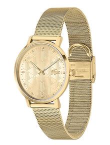 Lacoste Gold Mesh Strap Watch - Minimalist Gold Design