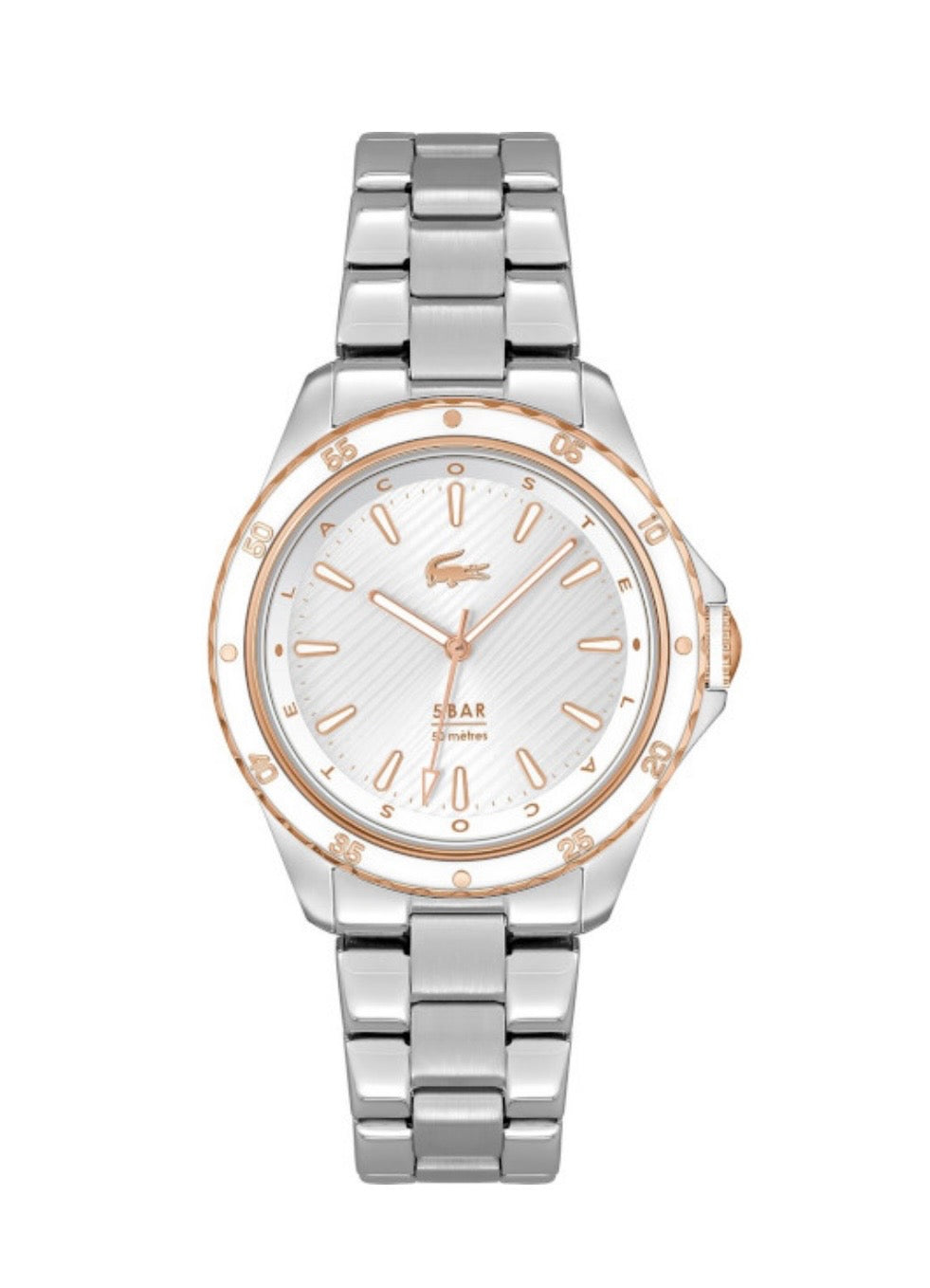 Lacoste Ladies' Two-Tone Stainless Steel Bracelet Watch