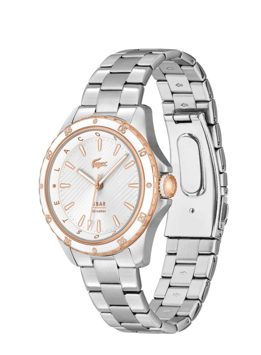 Lacoste Ladies' Two-Tone Stainless Steel Bracelet Watch