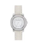 Burberry Woman's Watch - White Dial & Crystal Bezel
