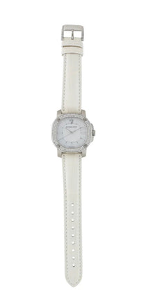 Burberry Woman's Watch - White Dial & Crystal Bezel
