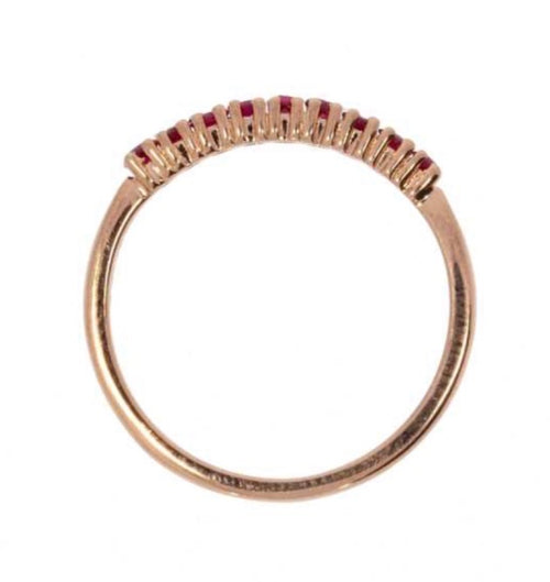 9ct Rose Gold Ruby Eternity Ring