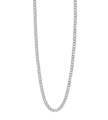 Fred Bennett Smaller Fit Stainless Steel Cuban Chain Necklace