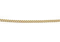 9ct Yellow Gold 1mm Curb Chain Necklace