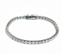 9ct White Gold 8.20ct Lab-Grown Diamond Tennis Bracelet